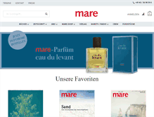Tablet Screenshot of mare.de
